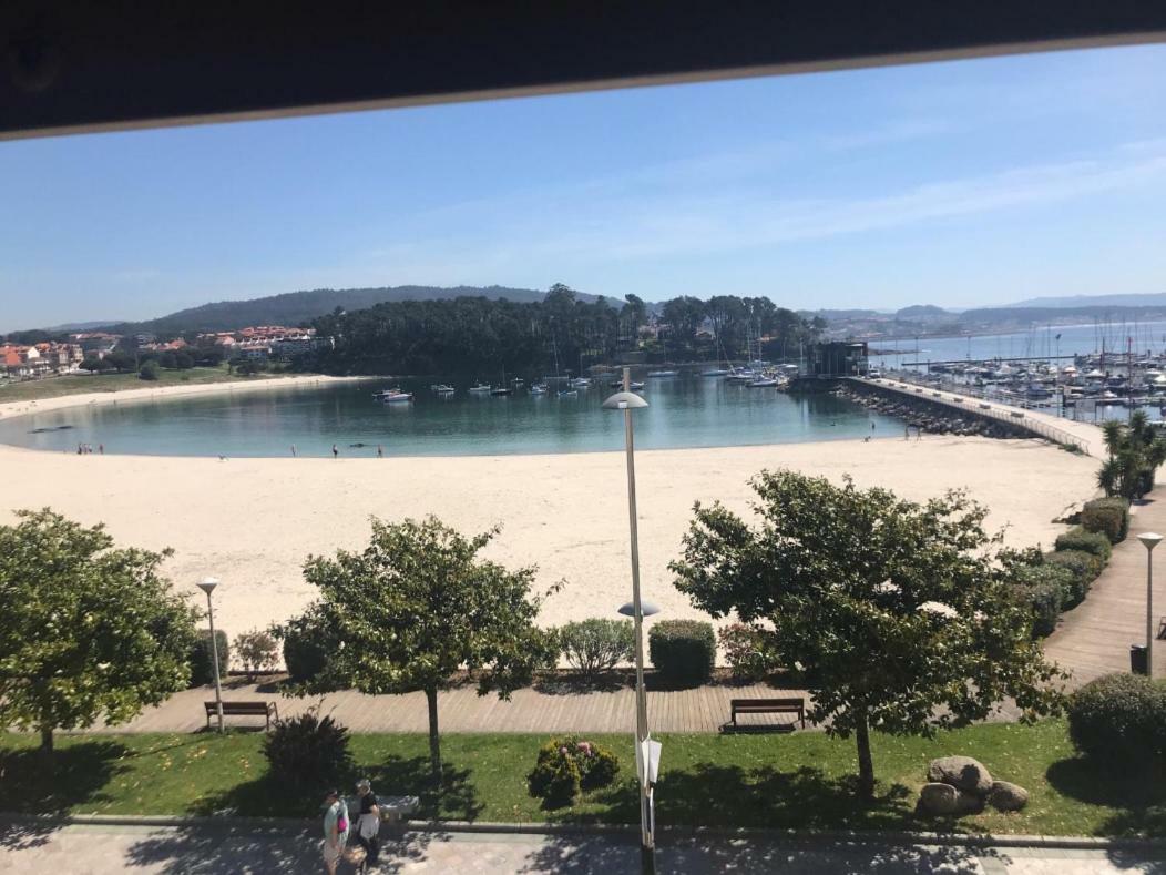 Апартаменти Apartamento Portonovo 1ª Linea Con Vistas Al Mar Екстер'єр фото